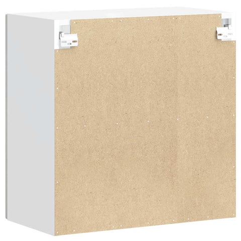 vidaXL Kitchen Wall Cabinet with Glass Door Kalmar Concrete Grey Engineered Wood
