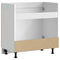 vidaXL Sink Base Cabinet Lucca Sonoma Oak Engineered Wood