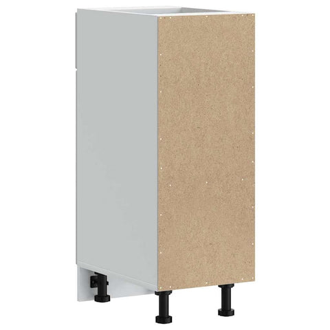 vidaXL Kitchen Base Cabinet Lucca High Gloss White Engineered Wood