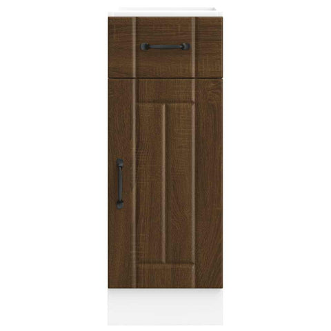 vidaXL Kitchen Base Cabinet Lucca Brown Oak Engineered Wood