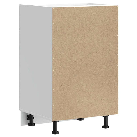 vidaXL Kitchen Base Cabinet Lucca Grey Sonoma Engineered Wood