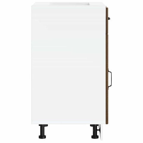 vidaXL Kitchen Base Cabinet Lucca Brown Oak Engineered Wood