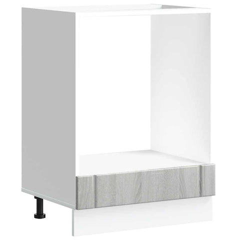 vidaXL Oven Cabinet Lucca Grey Sonoma Engineered Wood