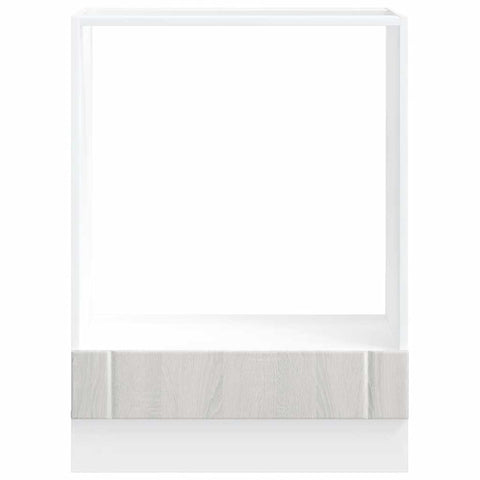 vidaXL Oven Cabinet Lucca Grey Sonoma Engineered Wood