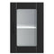 vidaXL Kitchen Wall Cabinet with Glass Door Lucca Black
