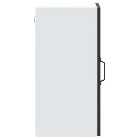vidaXL Kitchen Wall Cabinet with Glass Door Lucca Black