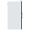 vidaXL Kitchen Wall Cabinet with Glass Door Lucca Black