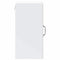 vidaXL Kitchen Wall Cabinet with Glass Door Lucca High Gloss White
