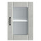 vidaXL Kitchen Wall Cabinet with Glass Door Lucca Concrete Grey