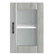 vidaXL Kitchen Wall Cabinet with Glass Door Lucca Grey Sonoma