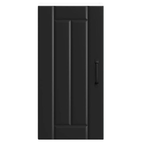 vidaXL Kitchen Wall Cabinet Lucca Black Engineered Wood