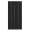 vidaXL Kitchen Wall Cabinet Lucca Black Engineered Wood