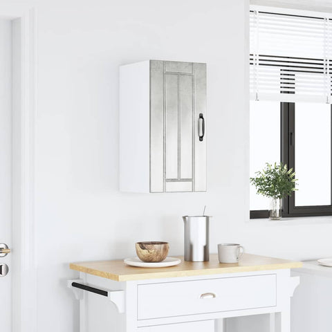 vidaXL Kitchen Wall Cabinet Lucca Concrete Grey Engineered Wood
