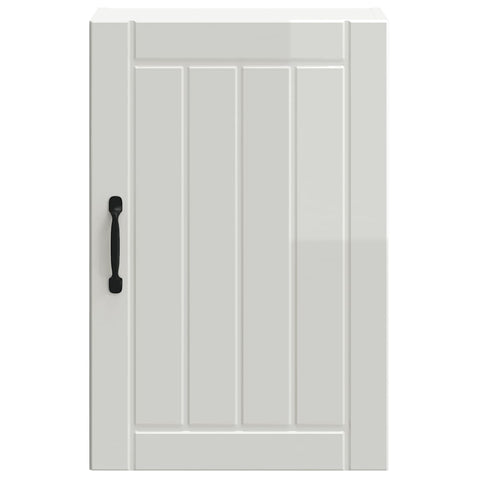 vidaXL Kitchen Wall Cabinet Lucca High Gloss White Engineered Wood