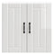 vidaXL Kitchen Wall Cabinet Lucca High Gloss White Engineered Wood
