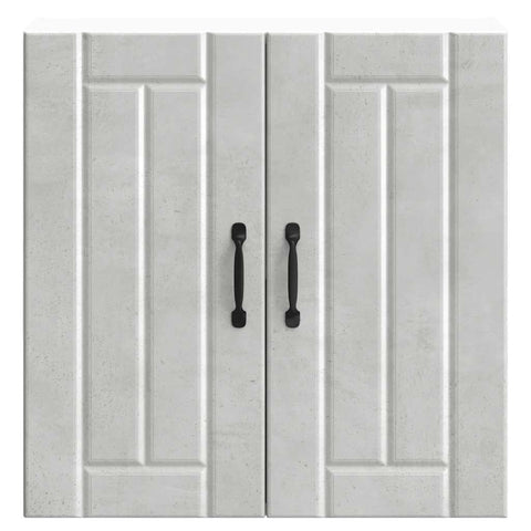 vidaXL Kitchen Wall Cabinet Lucca Concrete Grey Engineered Wood