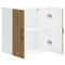 vidaXL Kitchen Wall Cabinet Lucca Artisan Oak Engineered Wood