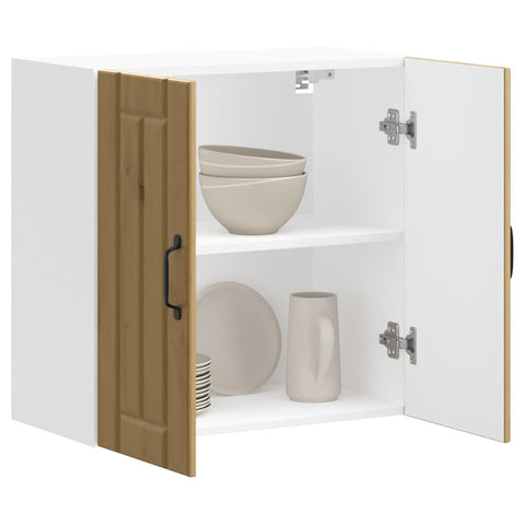 vidaXL Kitchen Wall Cabinet Lucca Artisan Oak Engineered Wood