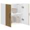 vidaXL Kitchen Wall Cabinet Lucca Artisan Oak Engineered Wood