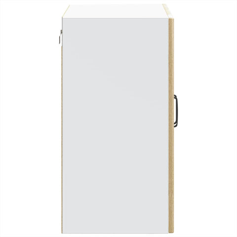 vidaXL Kitchen Wall Cabinet with Glass Door Lucca Sonoma Oak Engineered Wood