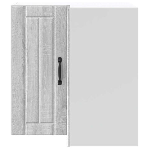 vidaXL Kitchen Wall Corner Cabinet Lucca Grey Sonoma Engineered Wood
