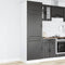 vidaXL Kitchen Cupboard Lucca Black Engineered Wood