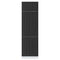 vidaXL Kitchen Cupboard Lucca Black Engineered Wood