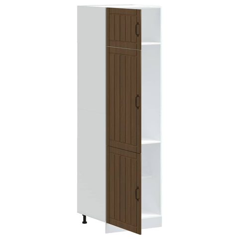 vidaXL Kitchen Cupboard Lucca Brown Oak Engineered Wood