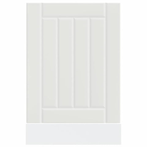 vidaXL Dishwasher Panel Lucca White Engineered Wood
