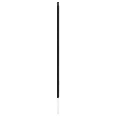 vidaXL Dishwasher Panel Lucca Black Engineered Wood