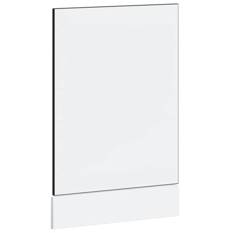 vidaXL Dishwasher Panel Lucca Black Engineered Wood