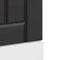 vidaXL Dishwasher Panel Lucca Black Engineered Wood