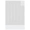 vidaXL Dishwasher Panel Lucca High Gloss White Engineered Wood