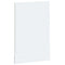 vidaXL Dishwasher Panel Lucca High Gloss White Engineered Wood