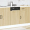 vidaXL Dishwasher Panel Lucca Sonoma Oak Engineered Wood