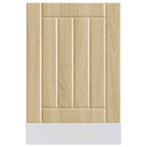 vidaXL Dishwasher Panel Lucca Sonoma Oak Engineered Wood
