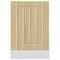 vidaXL Dishwasher Panel Lucca Sonoma Oak Engineered Wood