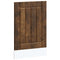 vidaXL Dishwasher Panel Lucca Smoked Oak Engineered Wood