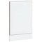 vidaXL Dishwasher Panel Lucca Smoked Oak Engineered Wood