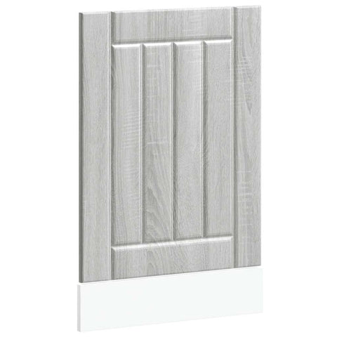 vidaXL Dishwasher Panel Lucca Grey Sonoma Engineered Wood