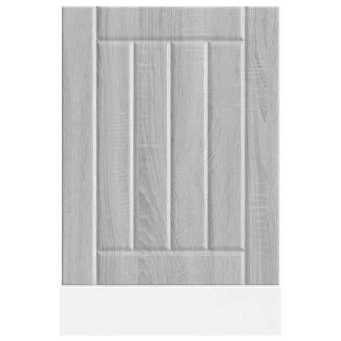 vidaXL Dishwasher Panel Lucca Grey Sonoma Engineered Wood