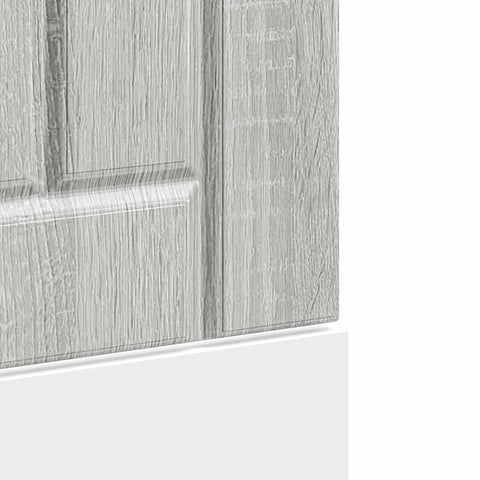 vidaXL Dishwasher Panel Lucca Grey Sonoma Engineered Wood