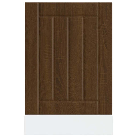 vidaXL Dishwasher Panel Lucca Brown Oak Engineered Wood