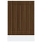vidaXL Dishwasher Panel Lucca Brown Oak Engineered Wood
