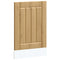 vidaXL Dishwasher Panel Lucca Artisan Oak Engineered Wood