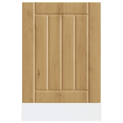 vidaXL Dishwasher Panel Lucca Artisan Oak Engineered Wood