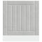 vidaXL Dishwasher Panel Lucca Concrete Grey Engineered Wood