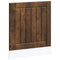 vidaXL Dishwasher Panel Lucca Smoked Oak Engineered Wood