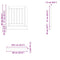 vidaXL Dishwasher Panel Lucca Old Wood Engineered Wood