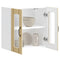 vidaXL Kitchen Wall Cabinet with Glass Door Lucca Sonoma Oak Engineered Wood